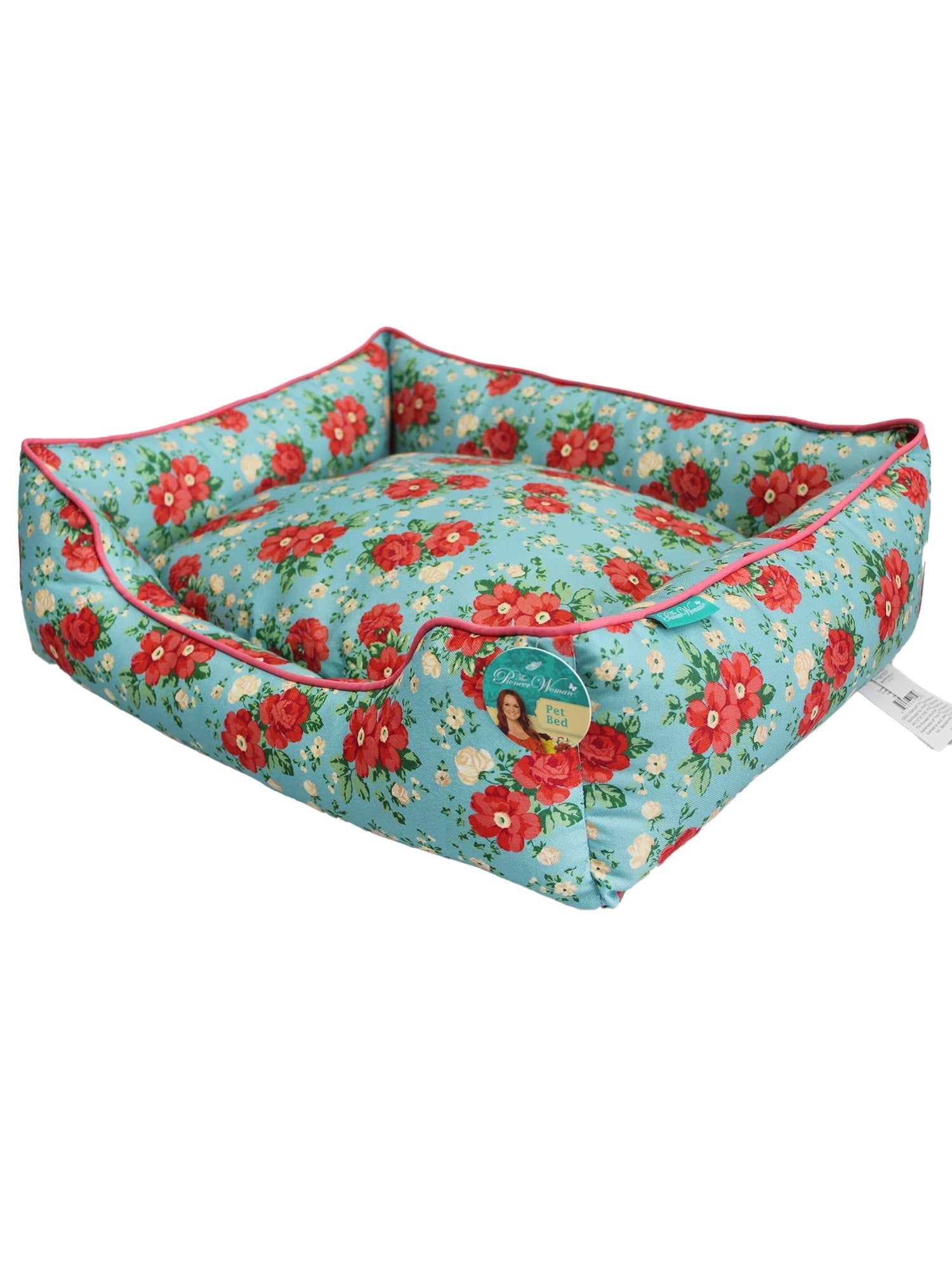 Pet Bed, Vintage Floral Small 20" x 17" | Prairie Lane - View 8