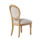 The Pioneer Woman Willa Rounded Back Dining Chairs, Heirloom Wheat, Set of 2