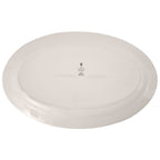 Vintage Lace 20-inch Stoneware Oval Serving Tray Platter, White | Prairie Lane - View 7