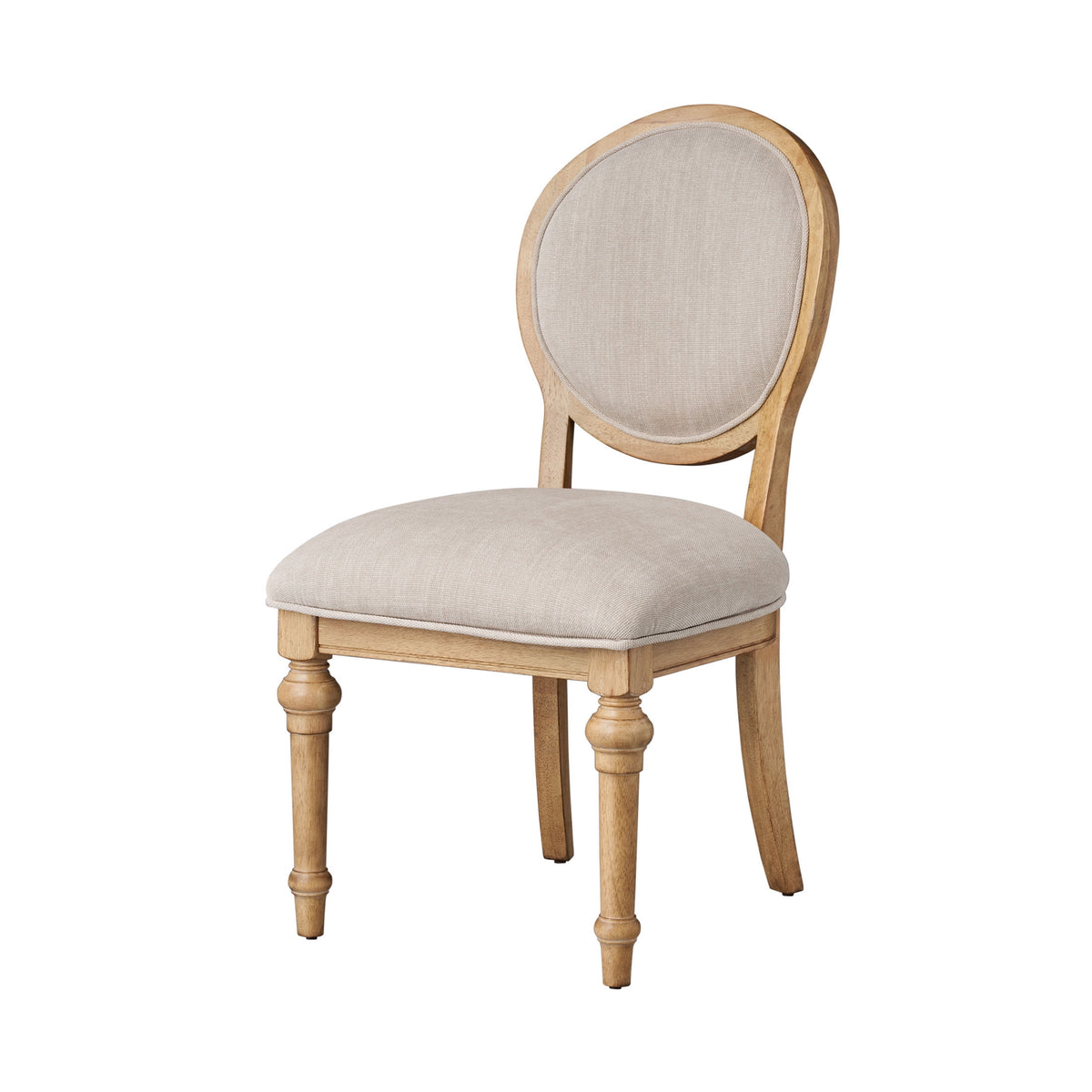 The Pioneer Woman Willa Rounded Back Dining Chairs, Heirloom Wheat, Set of 2