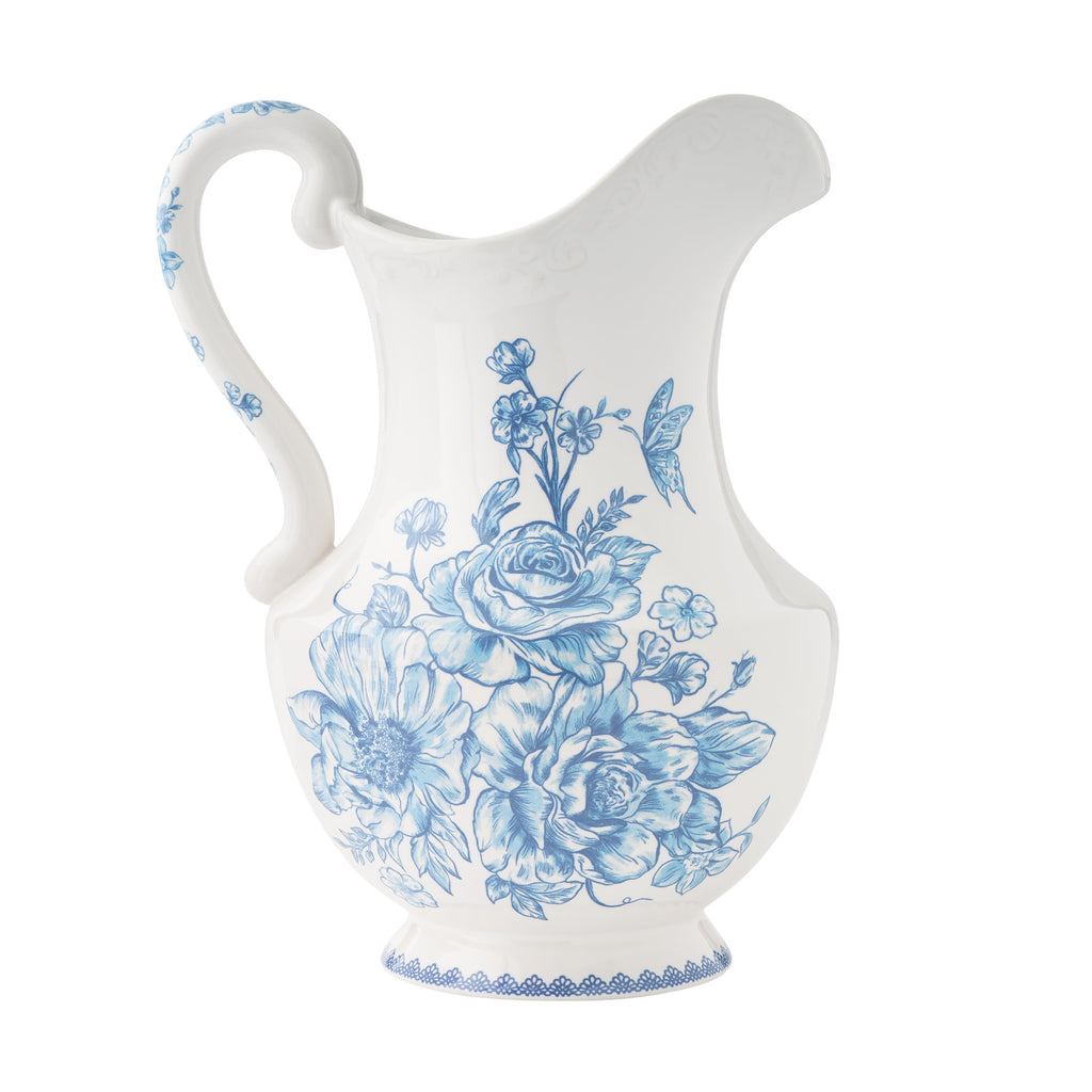 The Pioneer Woman Agatha Stoneware 2-Quart Pitcher, Blue