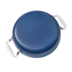 Harlow 12" Ceramic Non-Stick Everyday Pan with Lid, Denim Blue | Prairie Lane - View 7