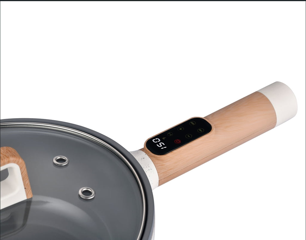 3.5L Electric Skillet, Linen Speckle | Prairie Lane - View 6