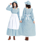 Colonial Dress Women's Prairie Pioneer Dress Floral Pilgrim Dress Civil War | Prairie Lane - View 4