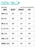 The Pioneer Woman Scoop Neck Bell Sleeve Dress, Women’s