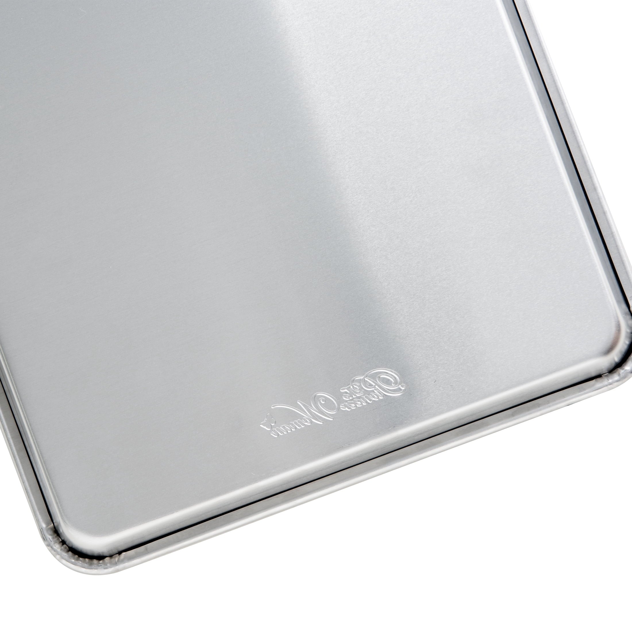 Naturals Aluminum 2 Pack Half Sheet Set Silver 17.1" x 12.1" x 1" | Prairie Lane - View 2