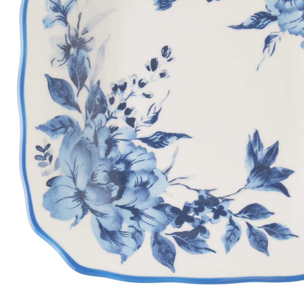 Delilah Stoneware Appetizer Plates, Blue, Set of 6 | Prairie Lane - View 3