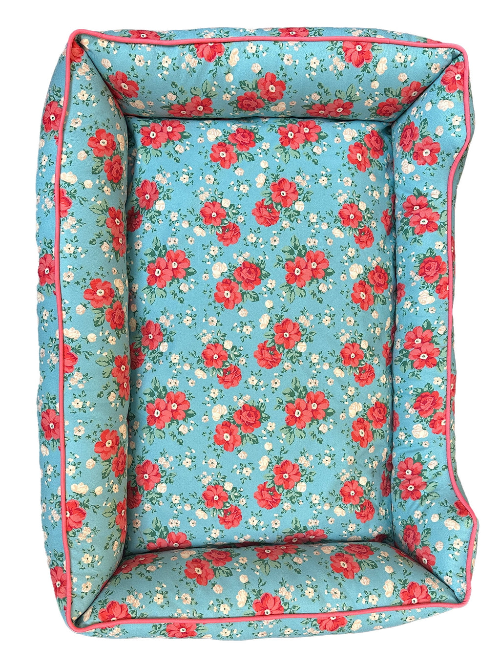 Vintage Floral Large Pet Bed, 34" x 24" | Prairie Lane - View 7
