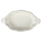 The Pioneer Woman 3-Quart Oval Pumpkin Stoneware Baker with Lid, Linen
