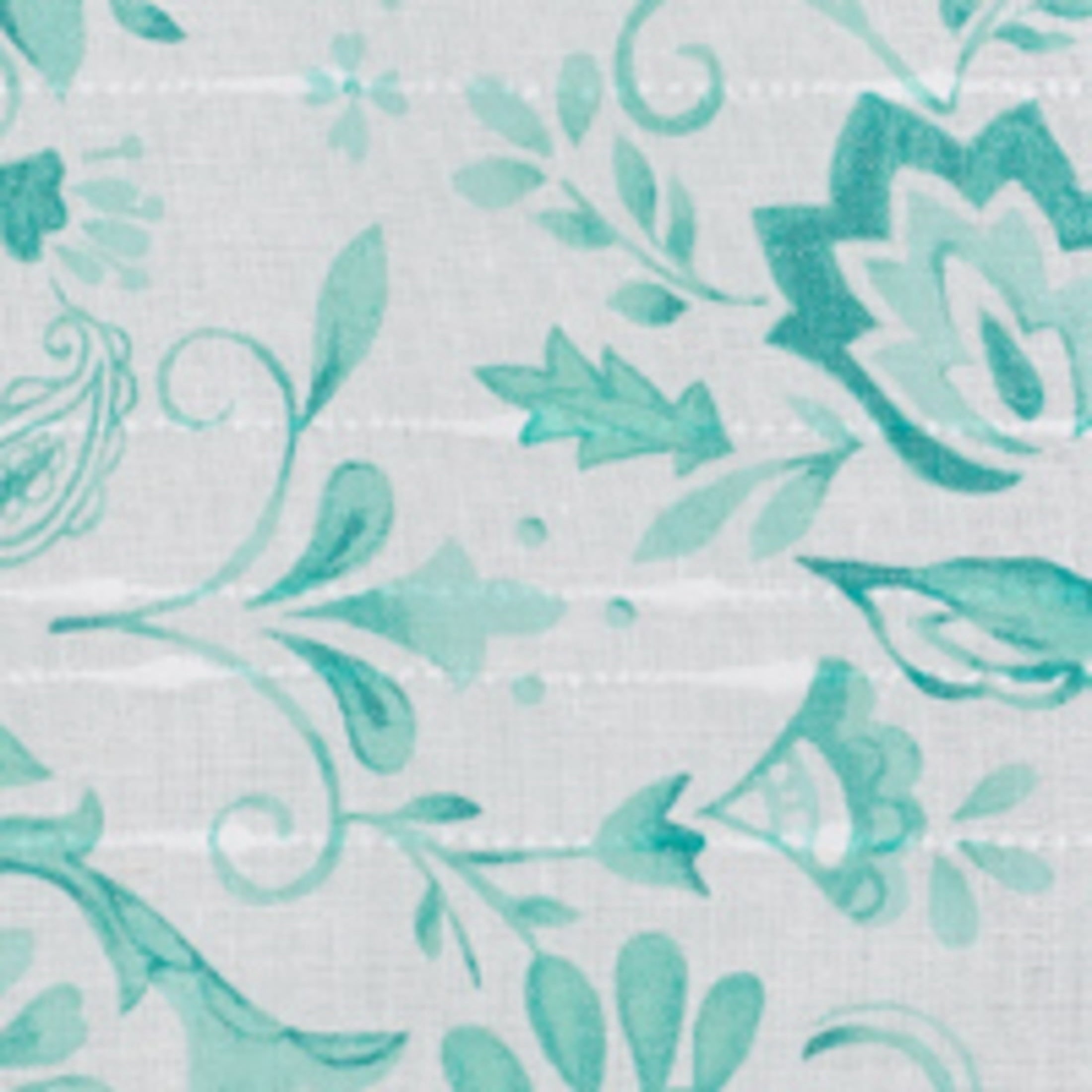 The Pioneer Woman Maize Sheer Curtain Panel, Teal, 1 Panel, 50"W x 84"L