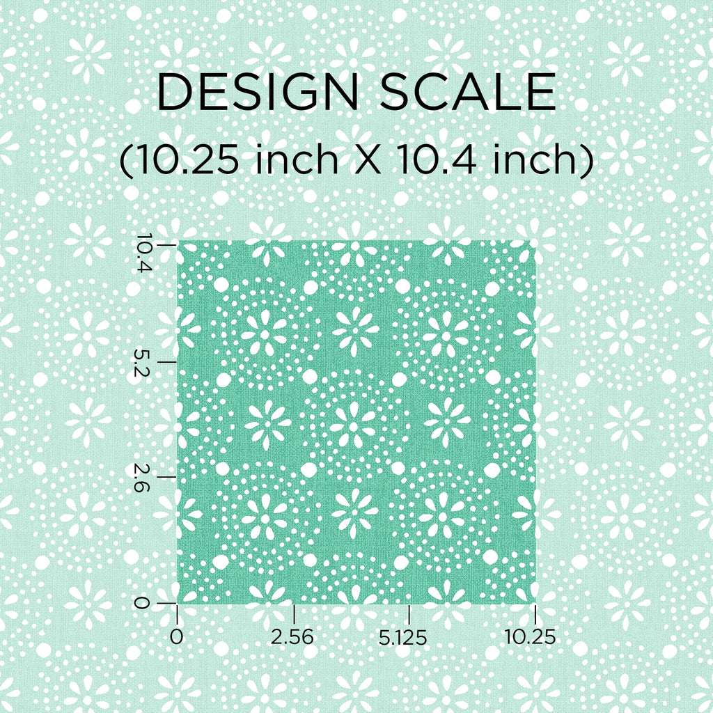Coral Tonal Scallop Peel And Stick Vinyl Wallpaper | Prairie Lane - View 7