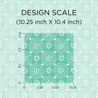 Coral Tonal Scallop Peel And Stick Vinyl Wallpaper | Prairie Lane - View 7