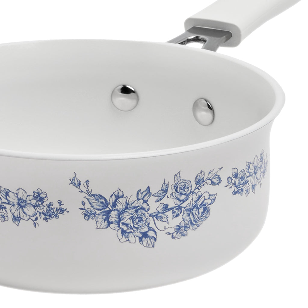 12-Piece Classic Ceramic Cookware Set, Agatha Blue | Prairie Lane - View 20