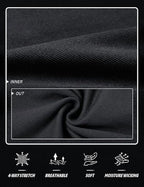 Sweat Shorts for Men 5 Inch Inseam Shorts Athletic Gym Workout Casual Cotton | Prairie Lane - View 4