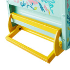 Bird Ogee Metal Squirrel Proof Hopper Bird Feeder 5.5QT , Teal Yellow | Prairie Lane - View 6