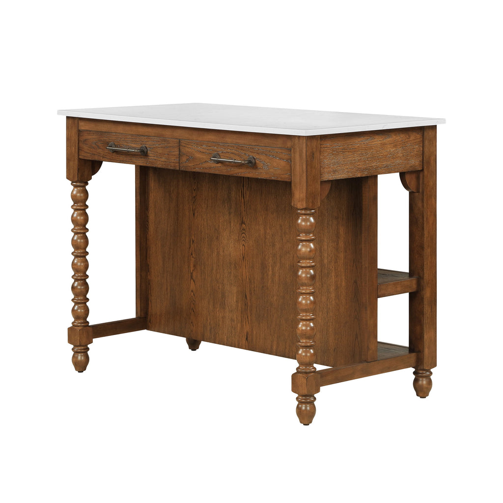 Harper Kitchen Island with Drawers, Homestead Brown | Prairie Lane - View 7