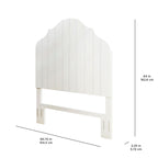 The Pioneer Woman Queen Headboard Made With Solid Wood Frame, White