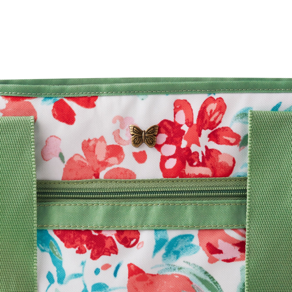 The Pioneer Woman Insulated Lunch Kit Set with Extra Bag and Bottle, Gorgeous Garden