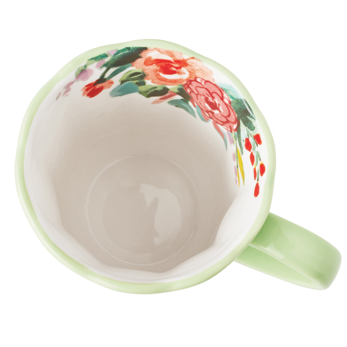 Painted Meadow 16-Ounce Ceramic Mugs, Set of 4 | Prairie Lane - View 5