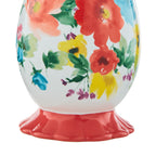 Multi- Color 2 Piece Ceramic Bath Accessories Set, Breezy Blossom | Prairie Lane - View 4