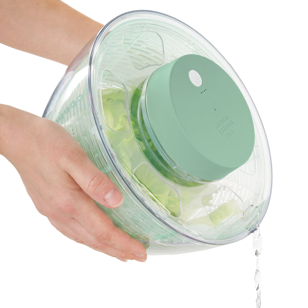 4.5-Quart Electric Salad Spinner | Prairie Lane - View 2