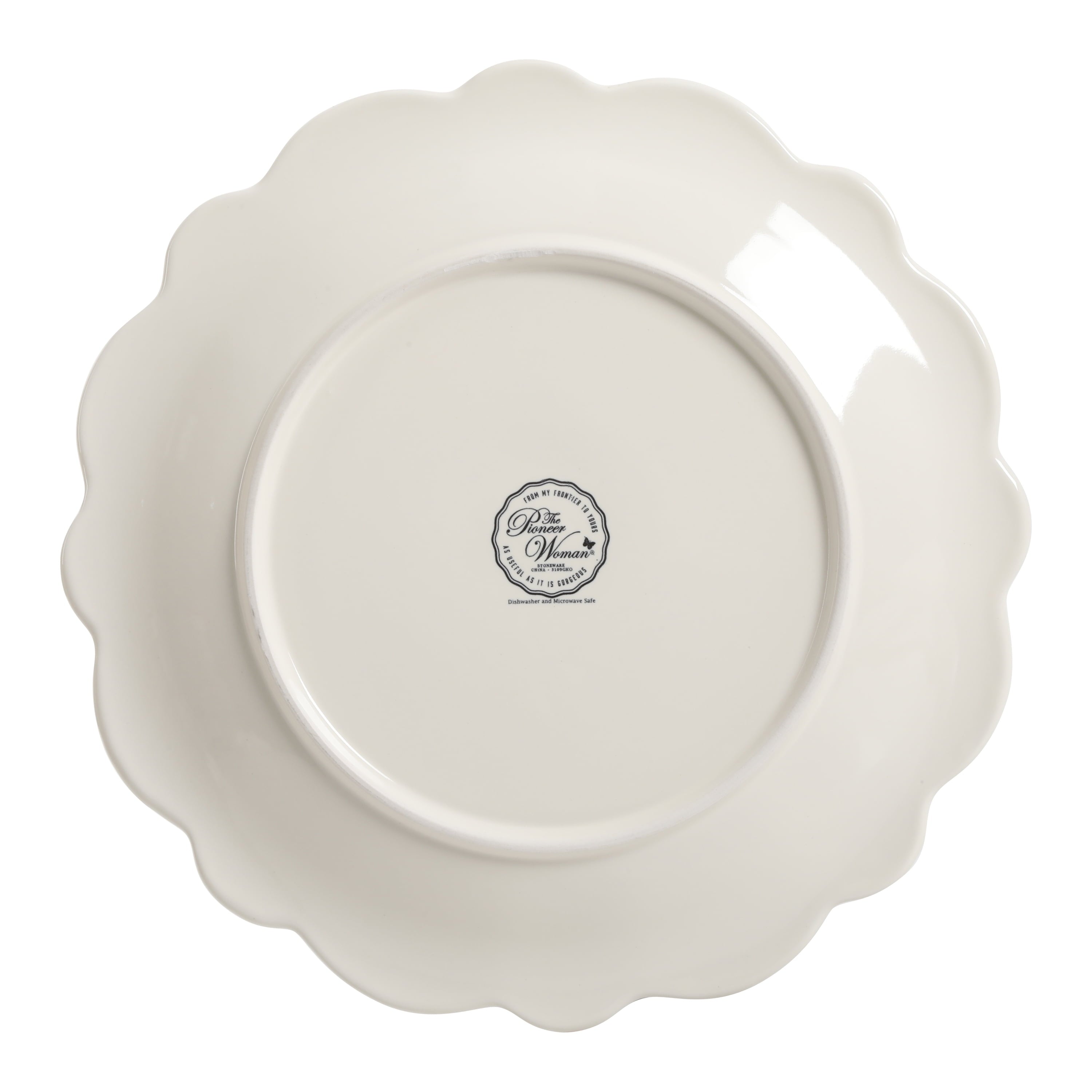 The Pioneer Woman Toni 12-Piece Plates & Bowls Dinnerware Set, Linen