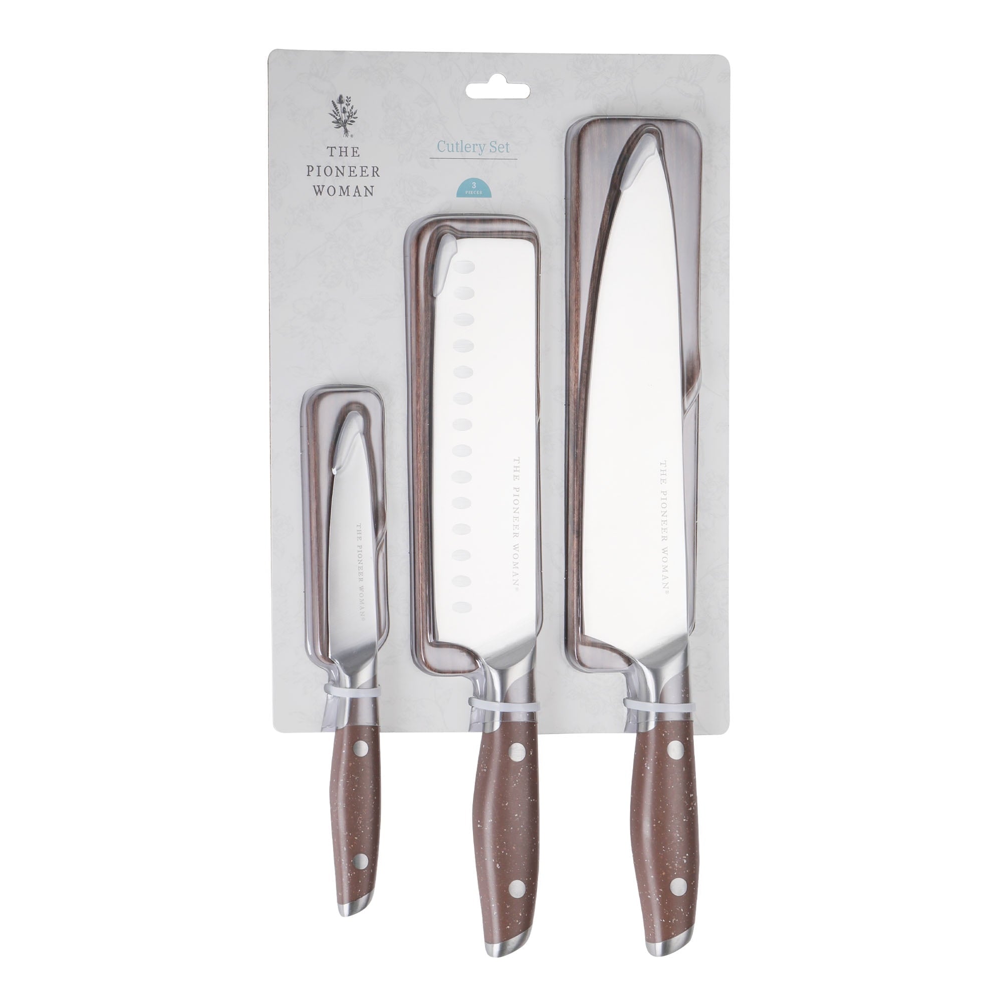 3-Piece Knife Set, Brown Speckle | Prairie Lane - View 9