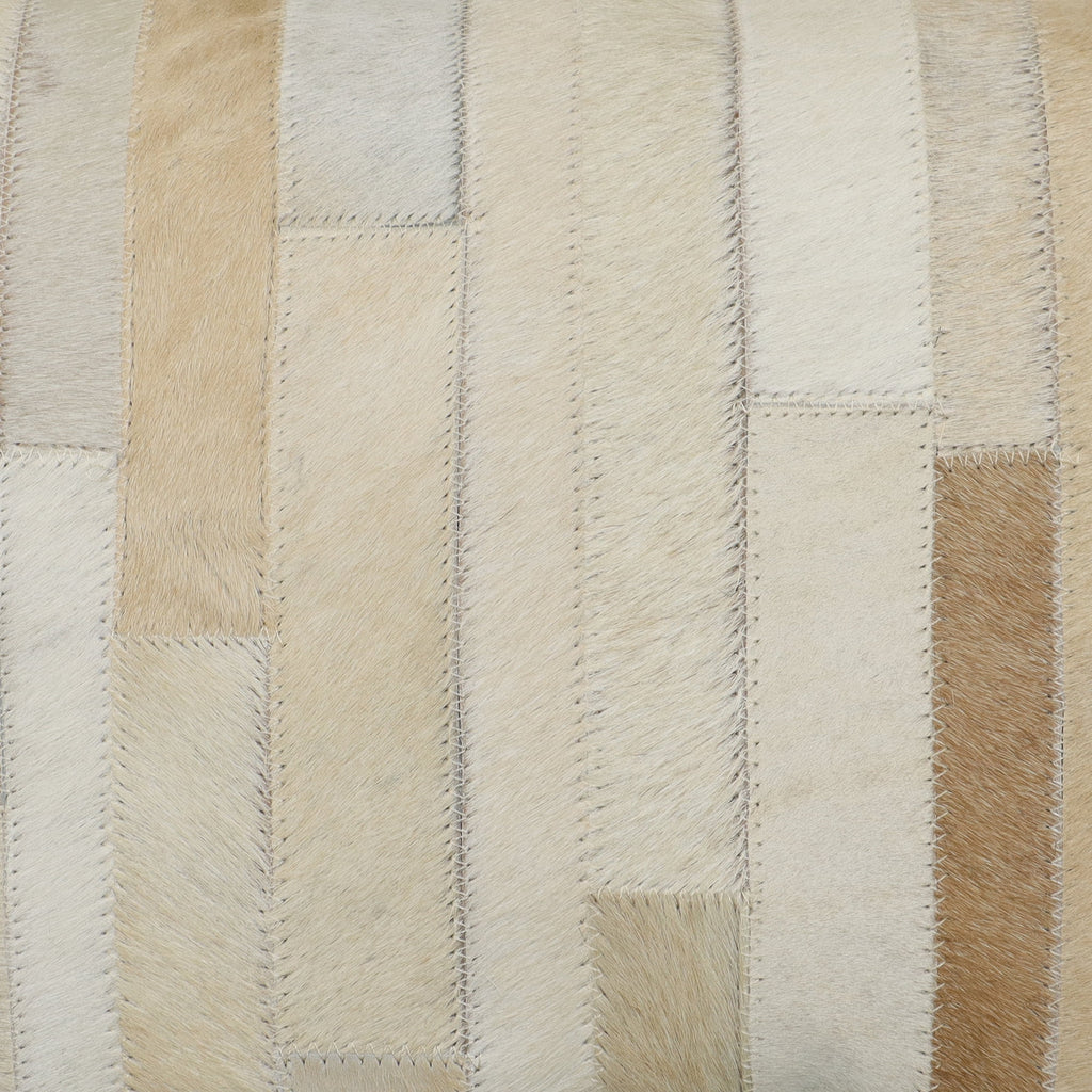 Ranch Patchwork Cowhide Lumbar Pillow 14" x 20" | Prairie Lane - View 3