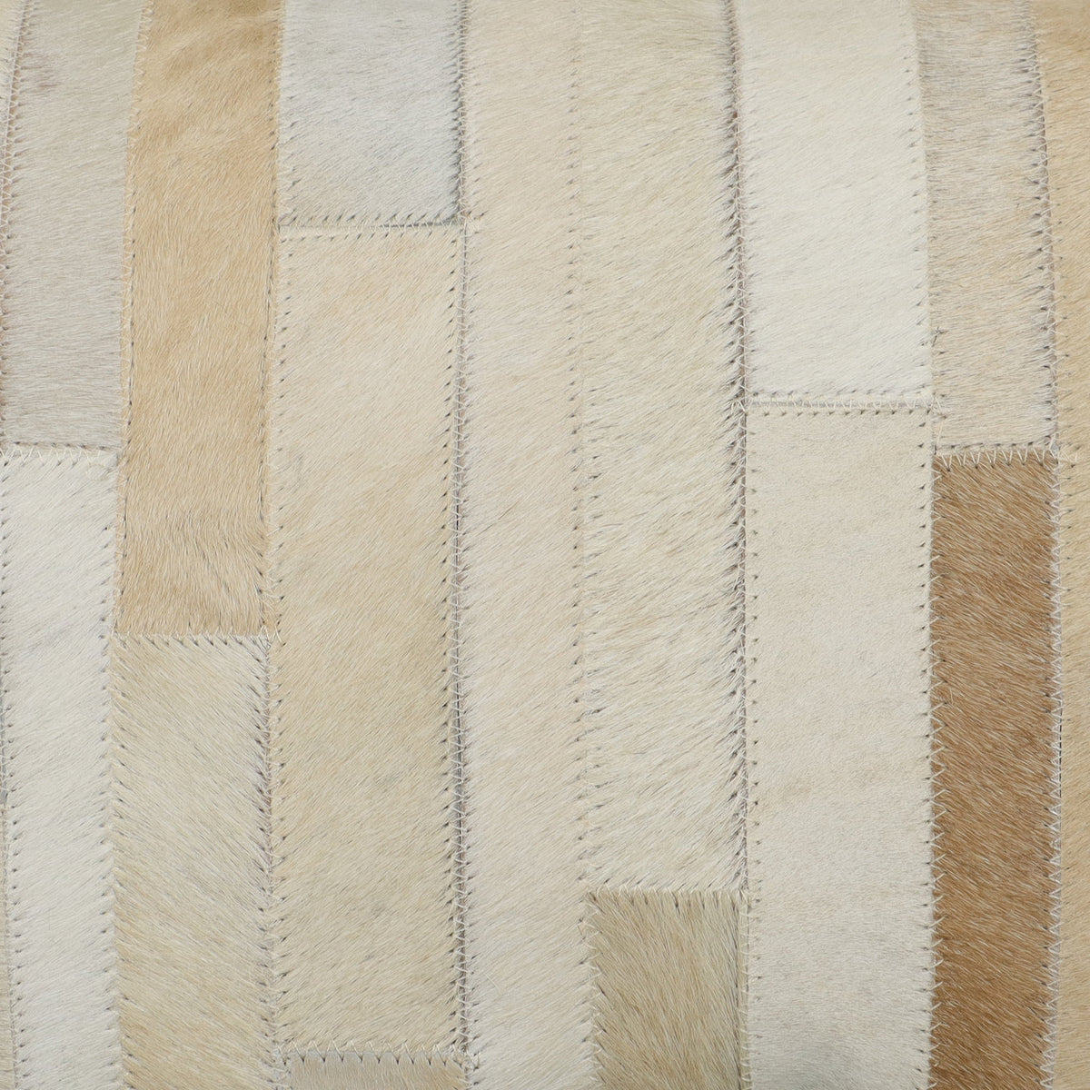 Ranch Patchwork Cowhide Lumbar Pillow 14" x 20" | Prairie Lane - View 3
