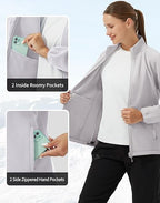 Athleisure Fleece Long Sleeve Jacket, Women's | Prairie Lane - View 4