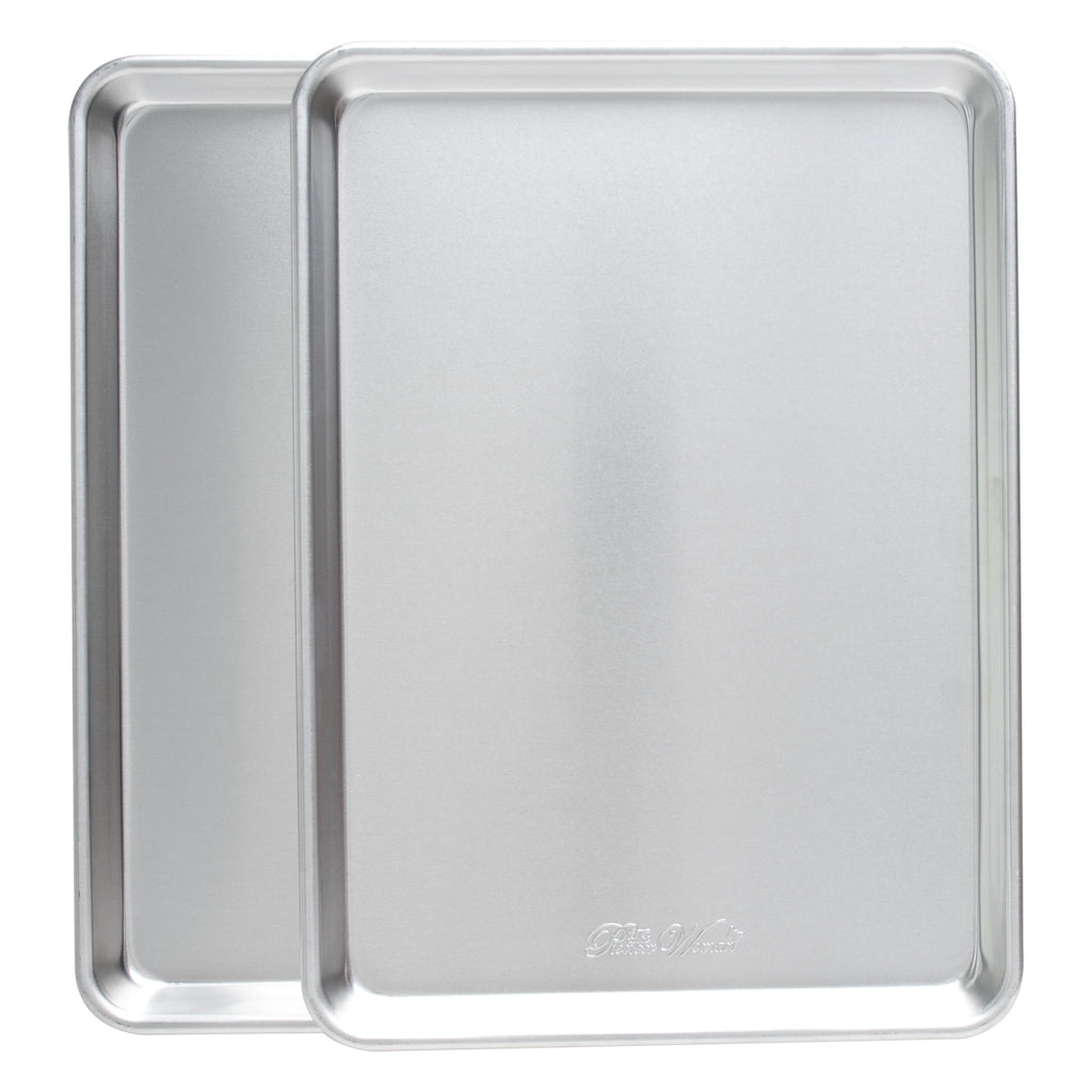 Naturals Aluminum 2 Pack Half Sheet Set Silver 17.1" x 12.1" x 1" | Prairie Lane - View 4