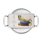 Harlow 7.5 Qt Ceramic Non-Stick Stock Pot with Lid, Denim Blue | Prairie Lane - View 8