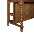 Harper Kitchen Island with Drawers, Homestead Brown | Prairie Lane - View 10