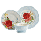 Sweet Rose 12-Piece Dinnerware Set | Prairie Lane - View 3