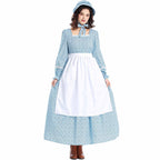 Pioneer Prairie Dress Women Floral Colonial Costume Long Sleeve American | Prairie Lane - View 2