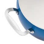 Harlow 7.5 Qt Ceramic Non-Stick Stock Pot with Lid, Denim Blue | Prairie Lane - View 6