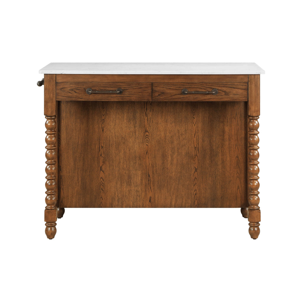 Harper Kitchen Island with Drawers, Homestead Brown | Prairie Lane - View 8