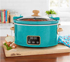 The Pioneer Woman Teal Speckle 6 Quart Slow Cooker