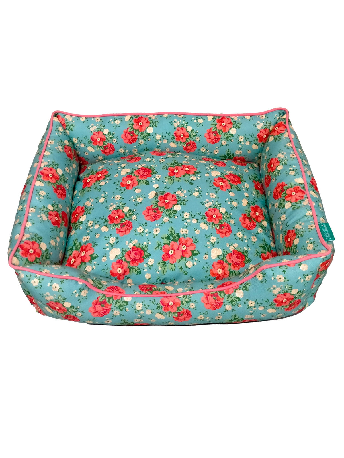 Pet Bed, Vintage Floral Small 20" x 17" | Prairie Lane - View 3