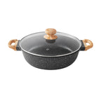 The Pioneer Woman Prairie Signature 14-Piece Cast Aluminum Cookware Set, Charcoal
