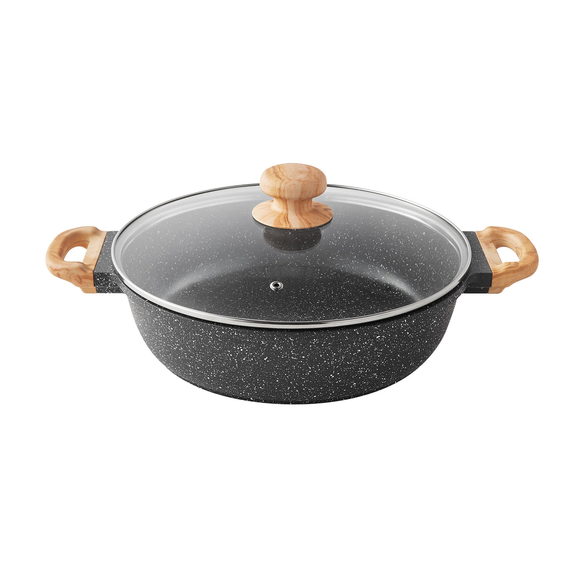 The Pioneer Woman Prairie Signature 14-Piece Cast Aluminum Cookware Set, Charcoal