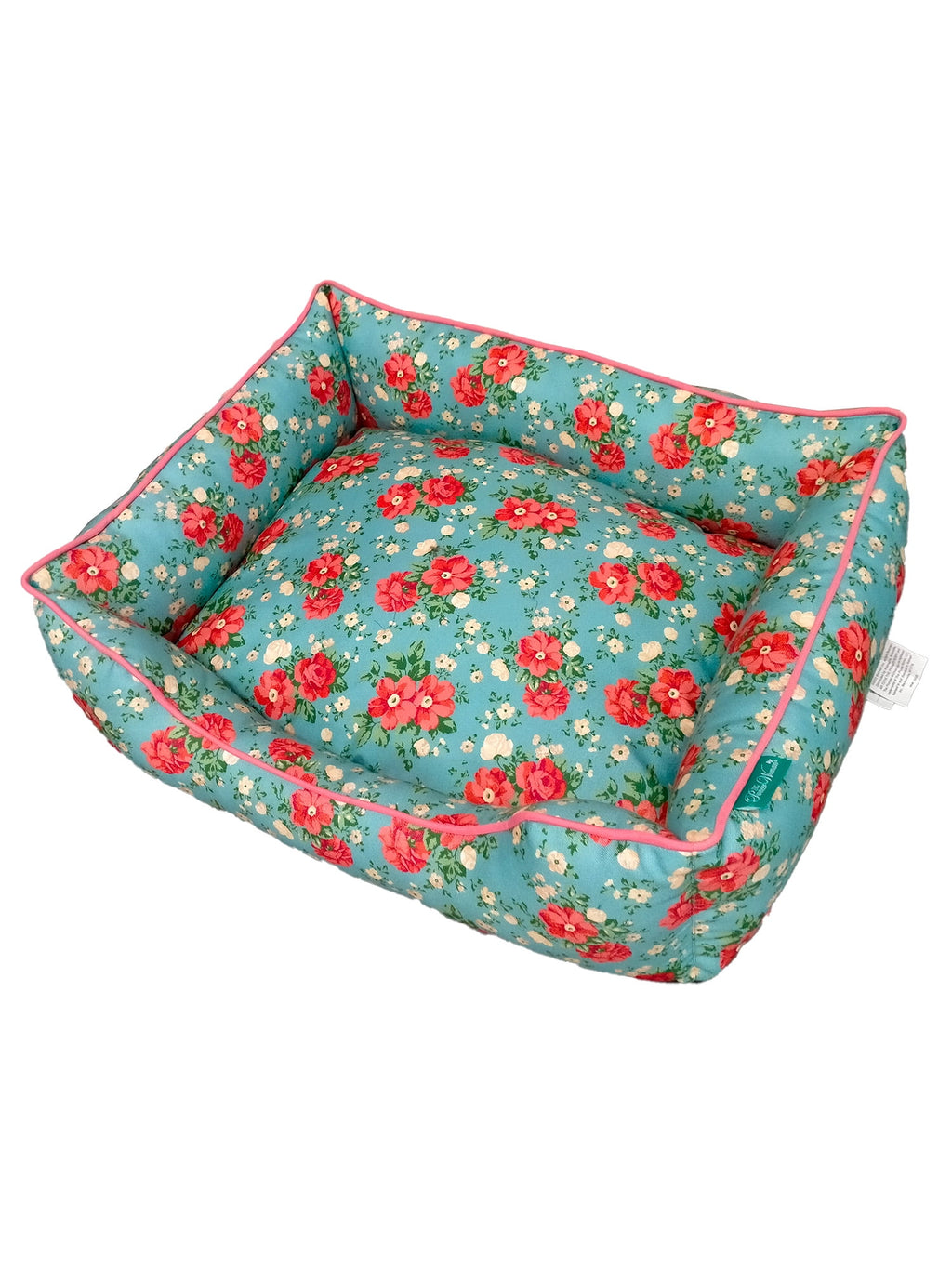 Pet Bed, Vintage Floral Small 20" x 17" | Prairie Lane - View 2