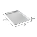 Aluminum Sheet Pan Set with Wire Rack & Silicone Baking Mat, 3-Piece, 13"x18" | Prairie Lane - View 6