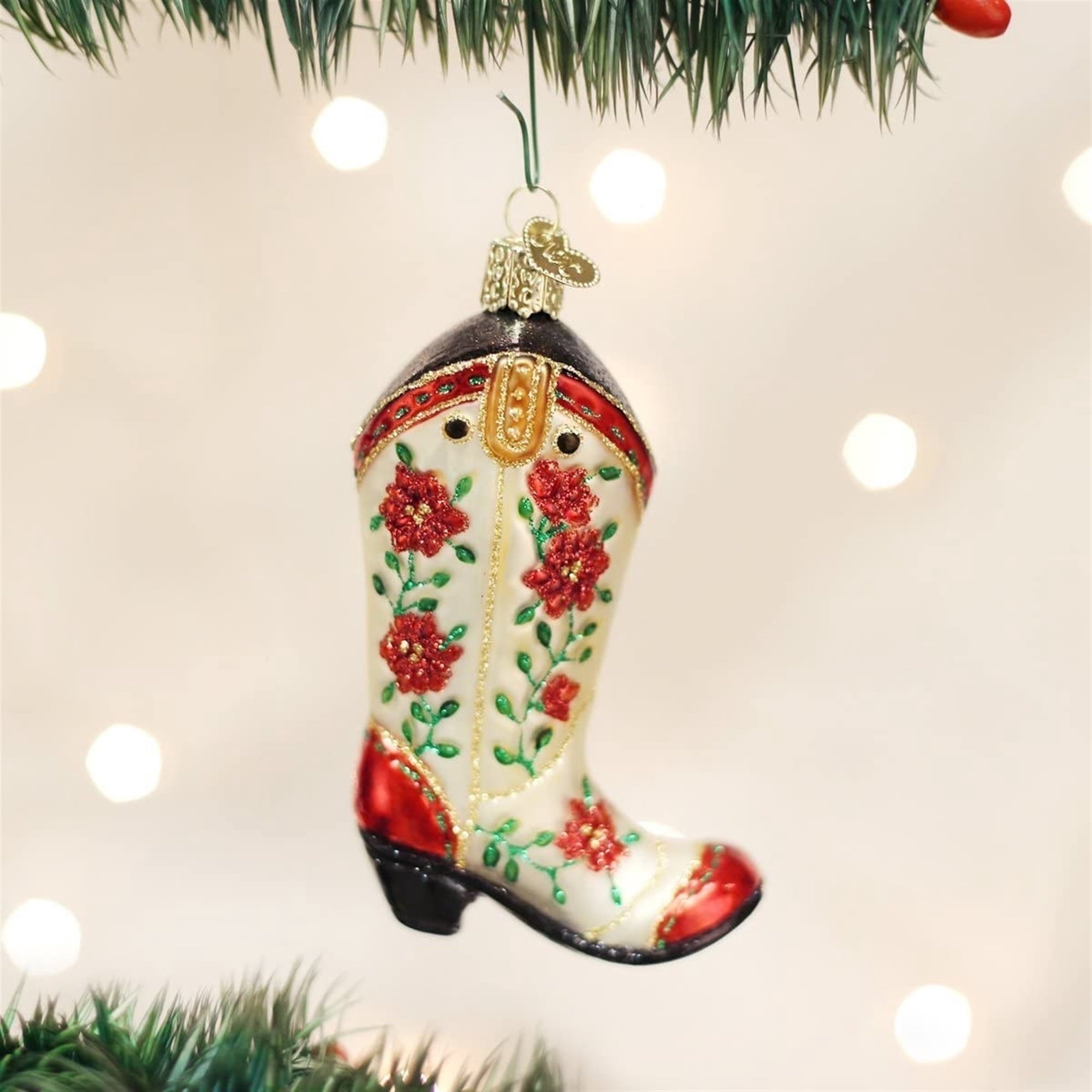 Cowboy Pioneer Collection Glass Blown Ornaments for Christmas Tree Cowgirl | Prairie Lane - View 2