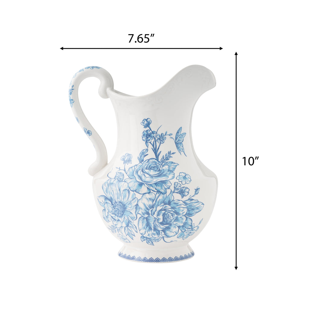 The Pioneer Woman Agatha Stoneware 2-Quart Pitcher, Blue