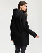 Women's Long Fleece Jacket Thermal Sherpa Lined Full Zip Up Hoodies with | Prairie Lane - View 2
