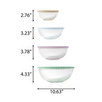 8-Piece Glass Mixing Bowl Set | Prairie Lane - View 5