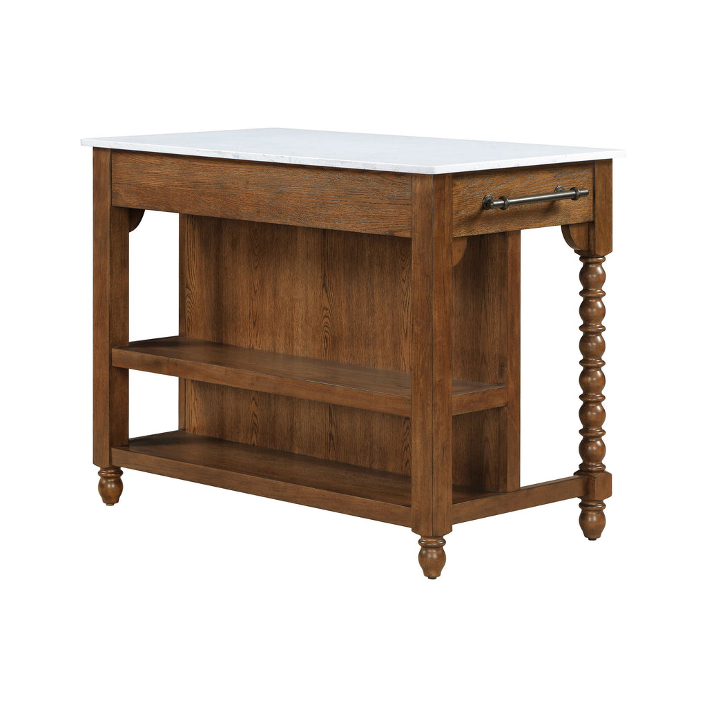 Harper Kitchen Island with Drawers, Homestead Brown | Prairie Lane - View 12