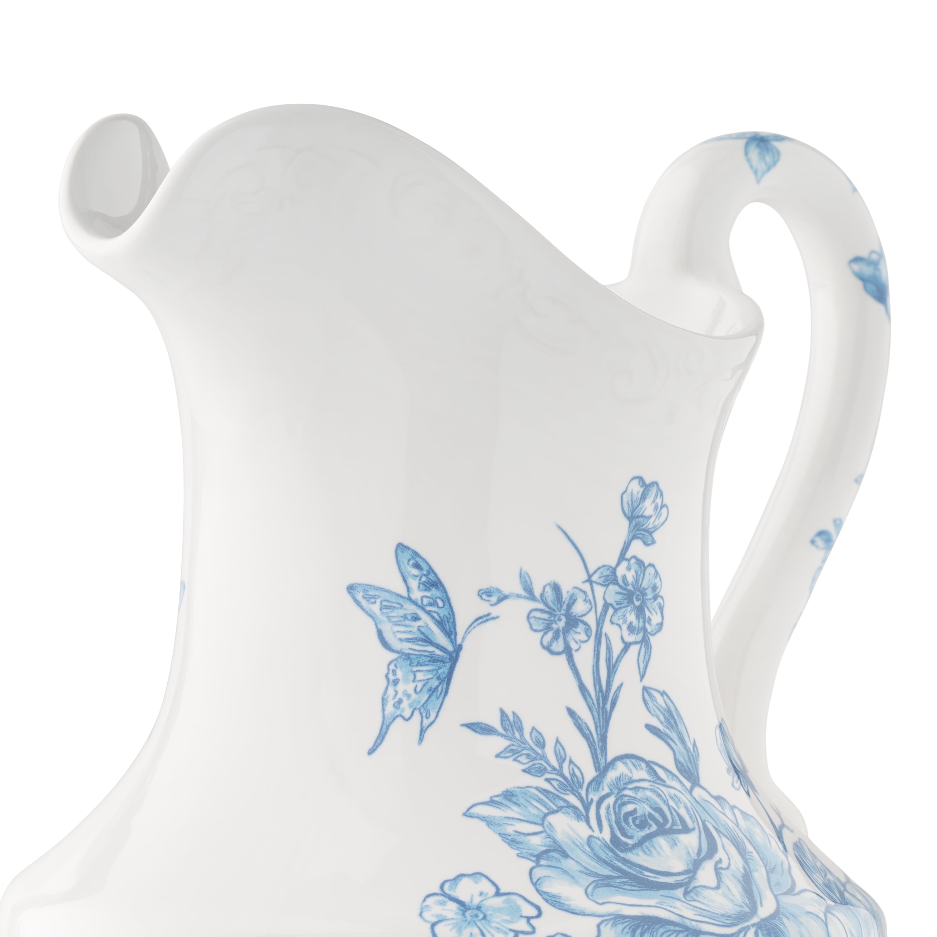 The Pioneer Woman Agatha Stoneware 2-Quart Pitcher, Blue