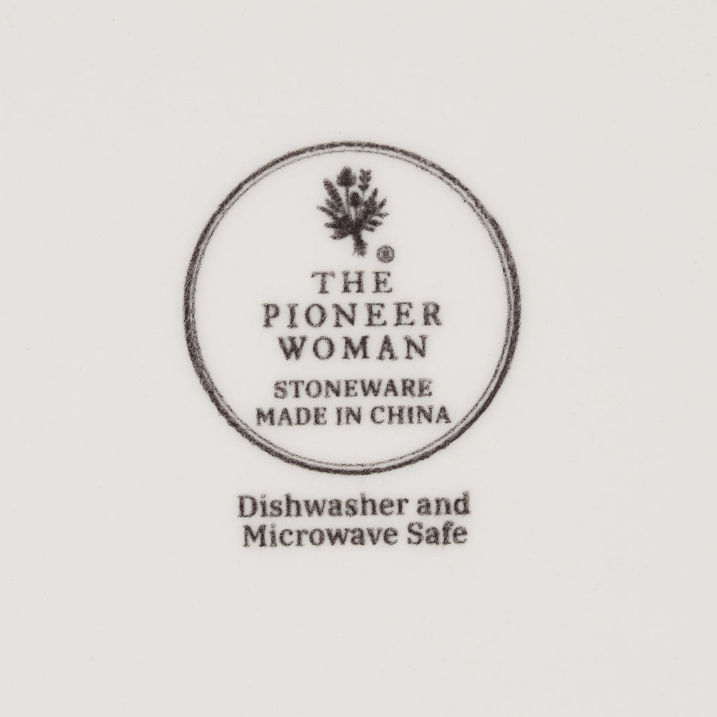 Delilah 12-Piece Stoneware Dinnerware Set, Blue | Prairie Lane - View 9